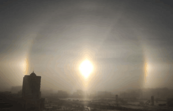 呼倫貝爾出現“幻日”奇觀之氣體泄露檢漏儀也震撼【超鉅微檢】